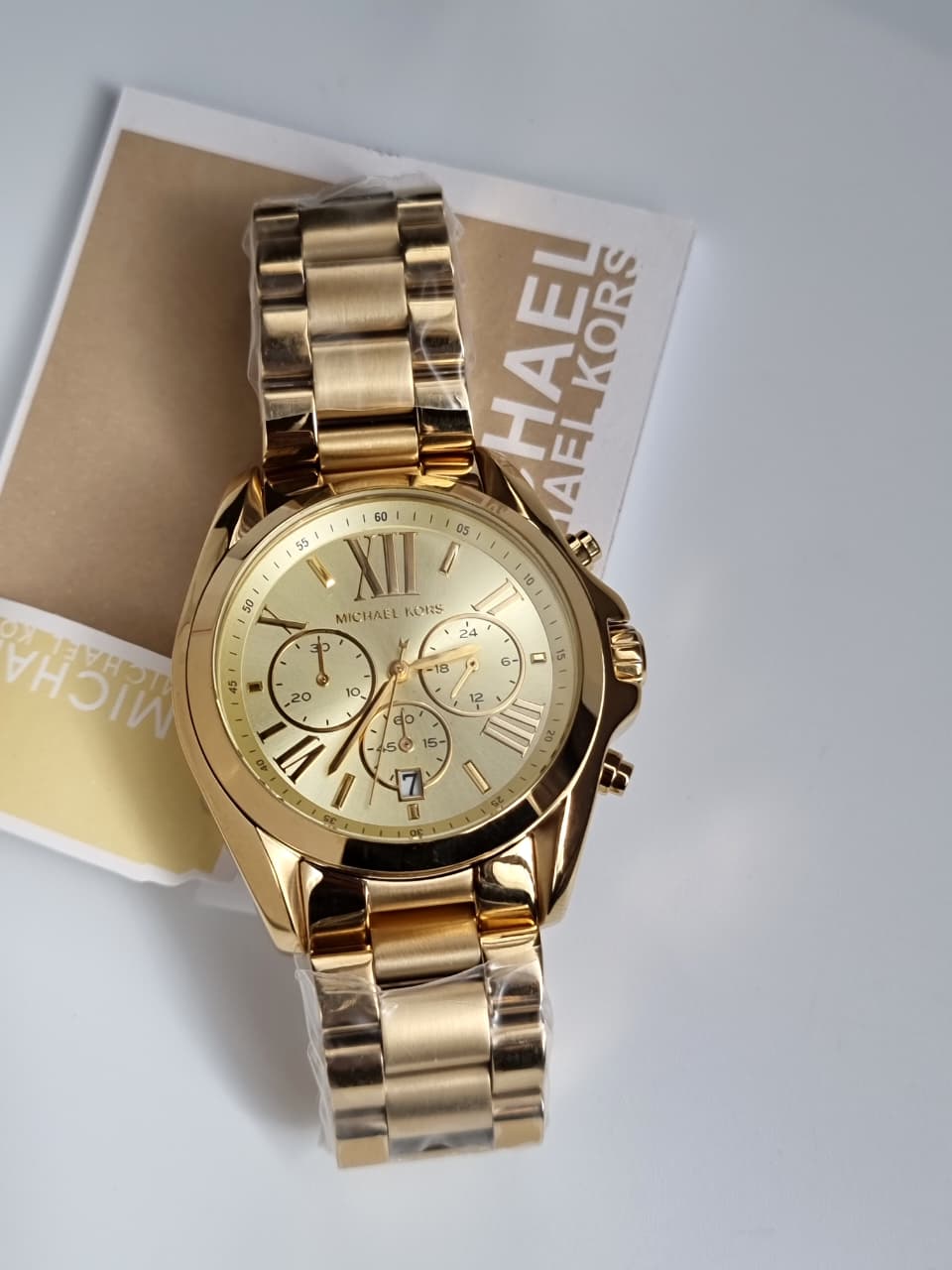 Michael Kors Bradshaw Women's Watch, Stainless Steel Chronograph Watch for Women