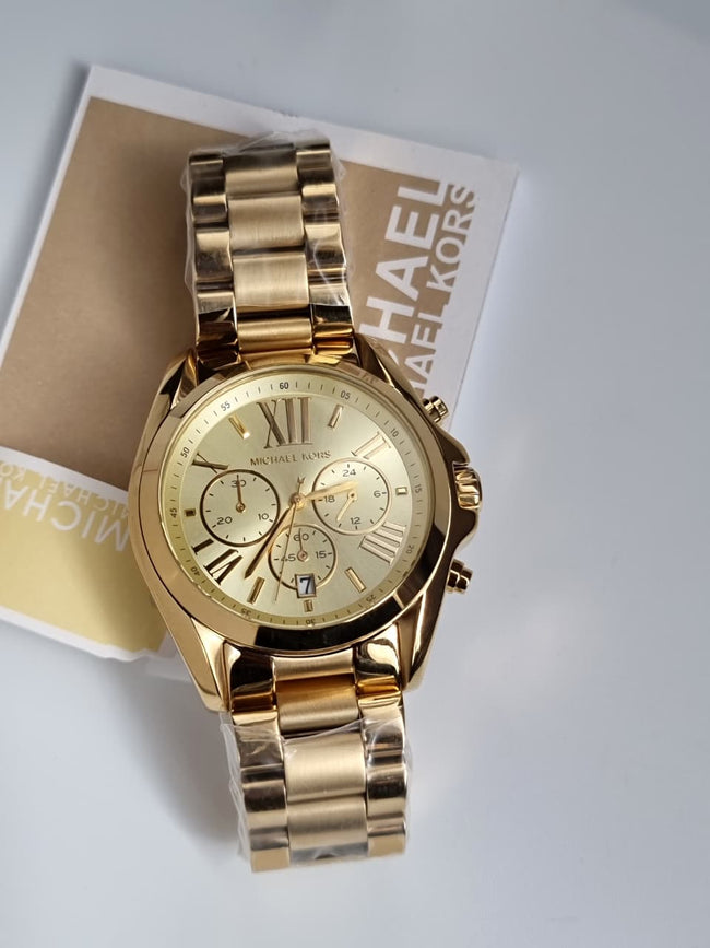 Michael Kors Bradshaw Women's Watch, Stainless Steel Chronograph Watch for Women Hover Image
