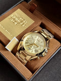 Michael Kors Bradshaw Women's Watch, Stainless Steel Chronograph Watch for Women