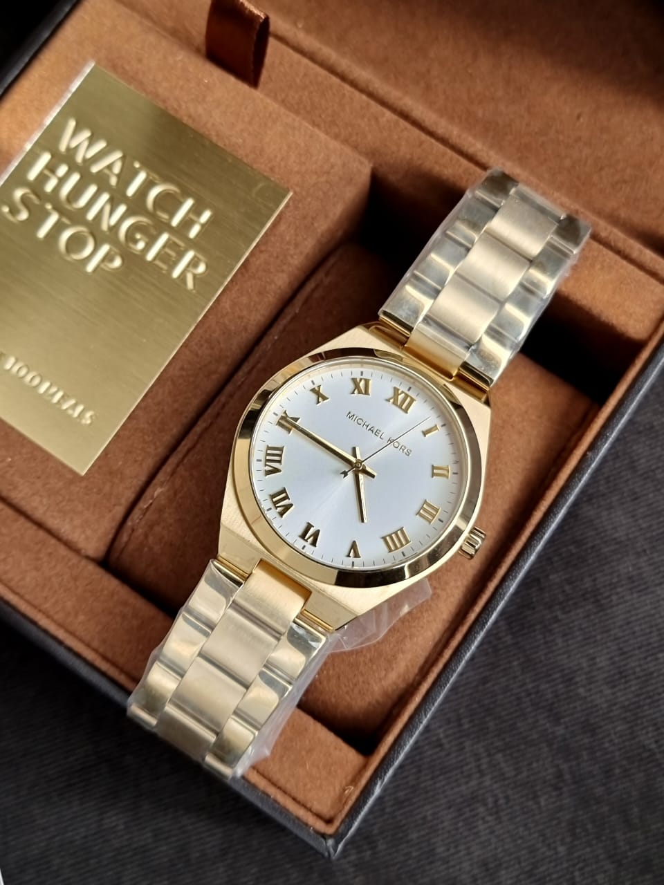 MICHAEL KORS  Lenox Gold-tone Dial Ladies Watch Mk7391