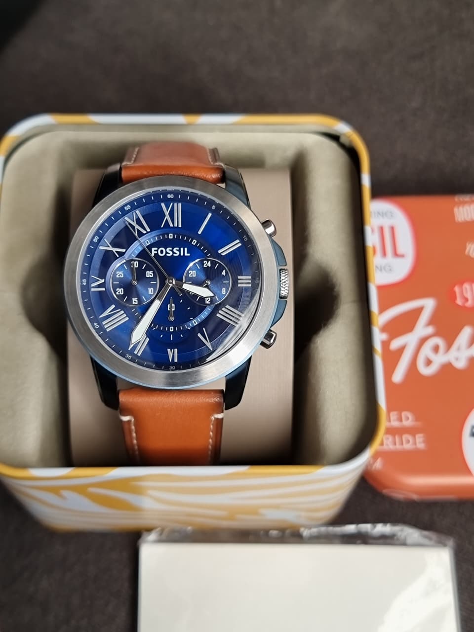 FOSSIL Grant Watch for Men, Quartz Chronograph Movement FS5151 (WITHOUT TAG)