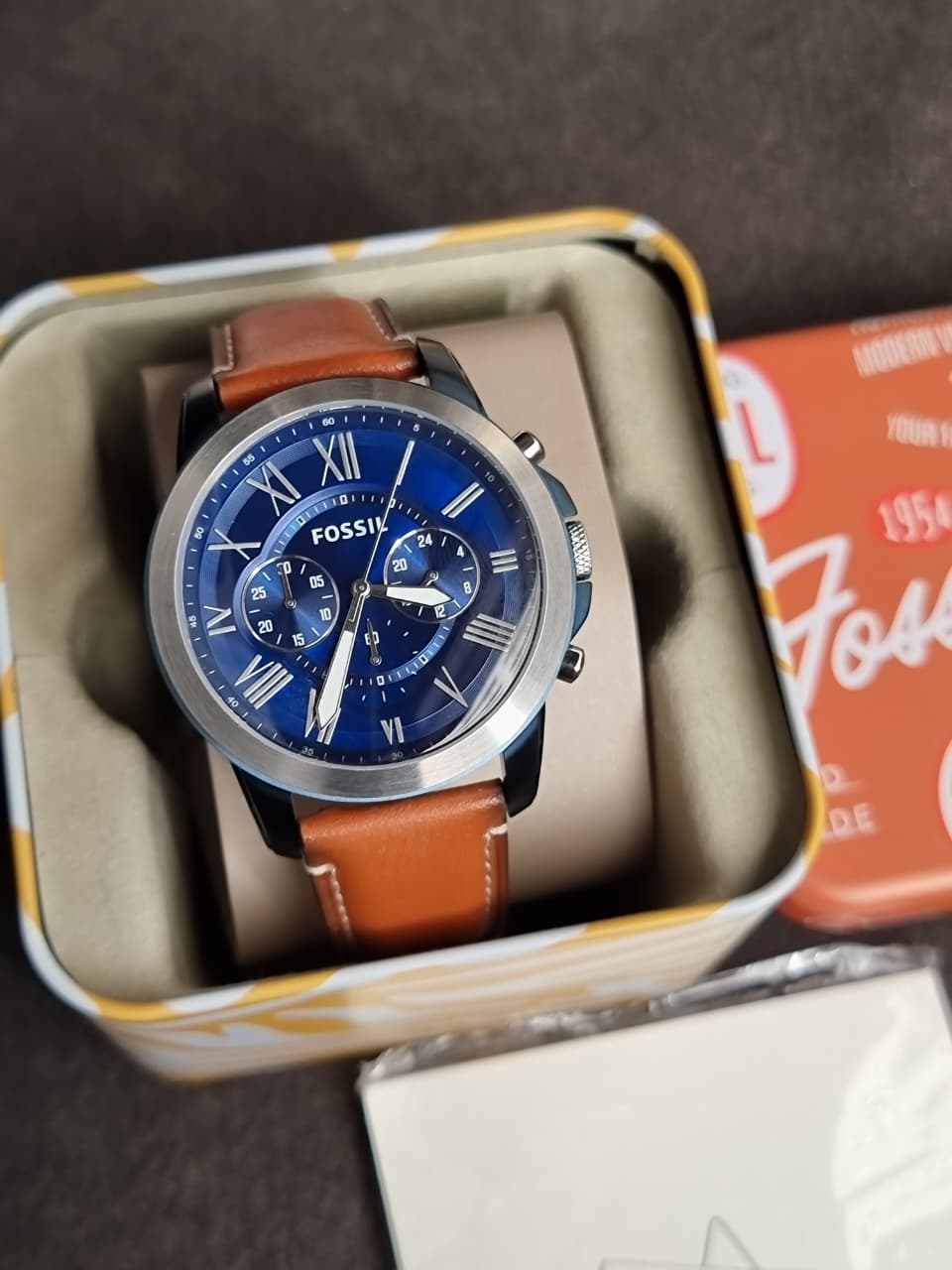 FOSSIL Grant Watch for Men, Quartz Chronograph Movement FS5151 (WITHOUT TAG)