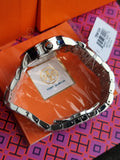 Tory Burch Classic Two Tone Stainless Steel Cream Dial Chronograph Quartz Watch For Ladies – TBW1034