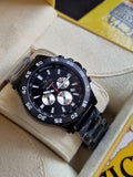 Invicta Black dial Black Casing Gents Watch
