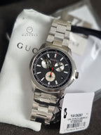 Gucci Swiss Quartz Stainless Steel Dress Silver-Toned Men's Watch(Model: YA126267)