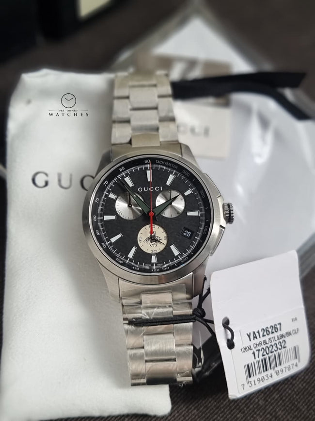 Gucci Swiss Quartz Stainless Steel Dress Silver-Toned Men's Watch(Model: YA126267) Main Image