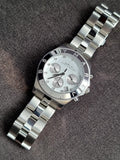 NEW MARC JACOBS BLADE SILVER TONE,CRYSTALS DIAL,BRACELET WATCH MBM3100