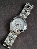 NEW MARC JACOBS BLADE SILVER TONE,CRYSTALS DIAL,BRACELET WATCH MBM3100