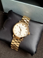 Marc Jacobs MBM3243 Women's Stainless Steel Analog White Dial Quartz