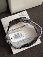 Emporio Armani Men’s Quartz Stainless Steel Grey Dial 42mm Watch AR11398