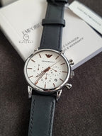 Emporio Armani Analog White Dial Men's Watch-AR2075