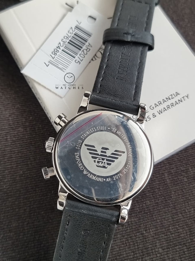 Emporio Armani Analog White Dial Men's Watch-AR2075 Main Image
