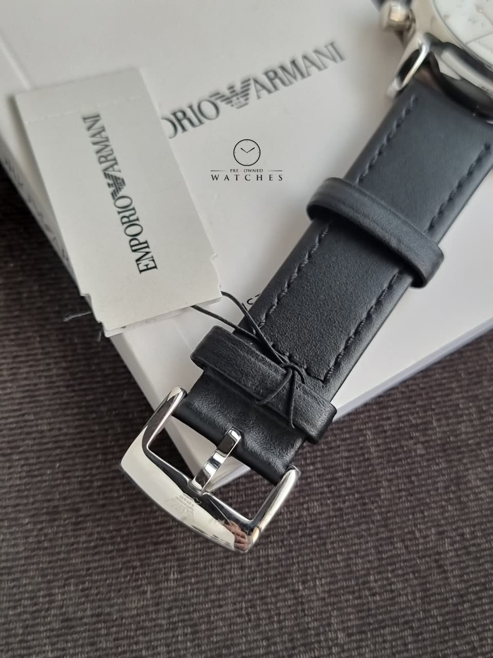 Emporio Armani Analog White Dial Men's Watch-AR2075