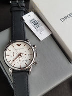 Emporio Armani Analog White Dial Men's Watch-AR2075