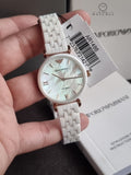 EMPORIO ARMANI Ceramica Mother of Pearl Ladies Watch AR1486