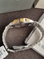 Emporio Armani Men's Chronograph Silver and Gold Two-Tone Stainless Steel Bracelet Watch (Model: AR11605)