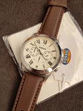 Fossil Men's Grant Stainless Steel Quartz Chronograph Watch FS4735 (WITHOUT TAG)