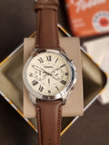 Fossil Men's Grant Stainless Steel Quartz Chronograph Watch FS4735 (WITHOUT TAG)