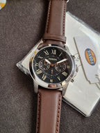 Fossil Men's Grant Stainless Steel Quartz Chronograph Watch Fs4813(WITHOUT TAG )