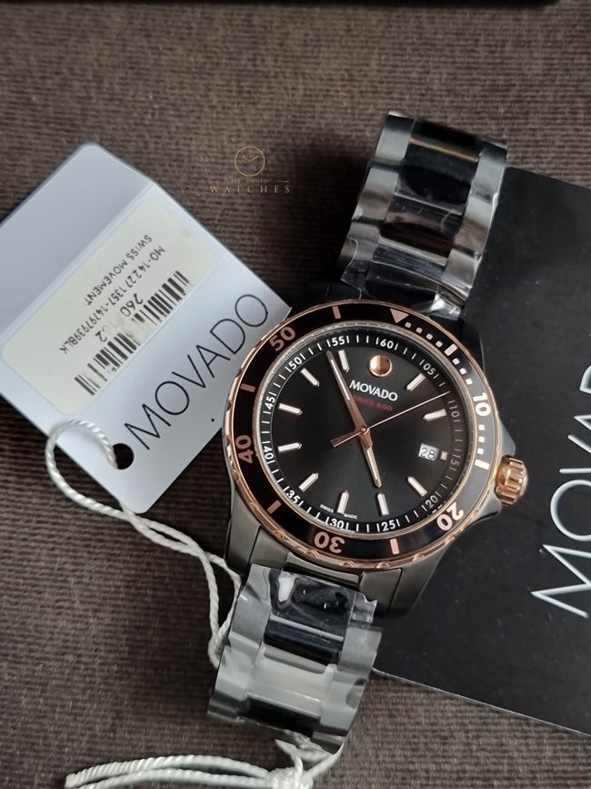 Movado Series 800 Analog Black Dial Men's Watch-2600161 Hover Image