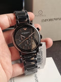 EMPORIO ARMANI Luigi Chronograph Black Dial Men's Watch AR1509