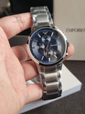 EMPORIO ARMANI Renato Chronograph Quartz Blue Dial Men's Watch AR11164