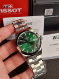 Tissot T127.407.11.091.01 Gentleman Powermatic 80 Silicum Metal Band Men Watch