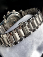 Oyalie moon phase Sapphire Glass Automatic Watch  41mm Blue Dial
