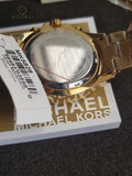 Michael Kors Women’s Quartz Gold Stainless Steel Black Dial 42mm Watch MK5828