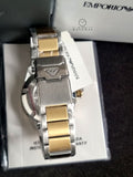 Emporio Armani Men’s Quartz Two-tone Stainless Steel Green Dial 42mm Watch AR80063