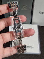 Emporio Armani Zeta Chronograph Cream Dial Two-tone Men's Watch AR1998