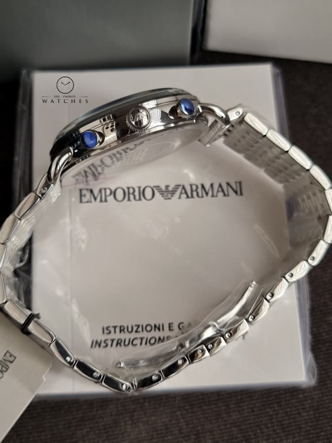 Emporio Armani Men’s Chronograph Stainless Steel 43mm Watch AR11238 Main Image
