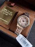 Michael Kors Women’s Quartz Rose Gold Stainless Steel Rose Gold Dial 33mm Watch MK4845
