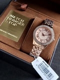 Michael Kors Women’s Quartz Rose Gold Stainless Steel Rose Gold Dial 33mm Watch MK4845