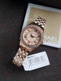 Michael Kors Women’s Quartz Rose Gold Stainless Steel Rose Gold Dial 33mm Watch MK4845