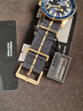Rado Captain Cook Black Fabric Strap Blue Dial Automatic Watch for Gents - R32504207
