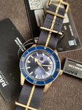 Rado Captain Cook Black Fabric Strap Blue Dial Automatic Watch for Gents - R32504207