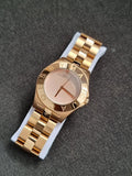 Marc Jacobs MBM3127 Blade Rose Gold Analog Dial Steel Bracelet Women Watch