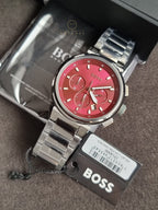 HUGO BOSS One Analog Red Dial Men's Watch-1514000