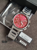 BOSS Hugo One Analog Red Dial Men's Watch-1514000