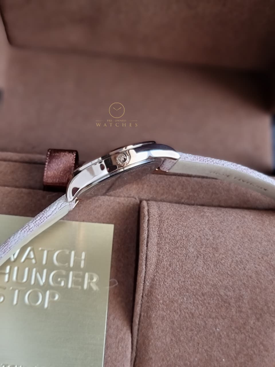 Michael Kors Women’s Quartz Rose Gold Leather Strap Rose Gold Dial 33mm Watch MK2879