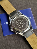TOMMY HILFIGER Luke Multi-Function Black Dial Men's Watch 1791122 (PREOWNED STRAP CHANGED)