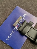 TOMMY HILFIGER Luke Multi-Function Black Dial Men's Watch 1791122 (PREOWNED STRAP CHANGED)