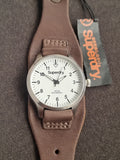 Superdry SYG102T Gents Watch Brown Leather Strap 48mm Dial Quartz Watch