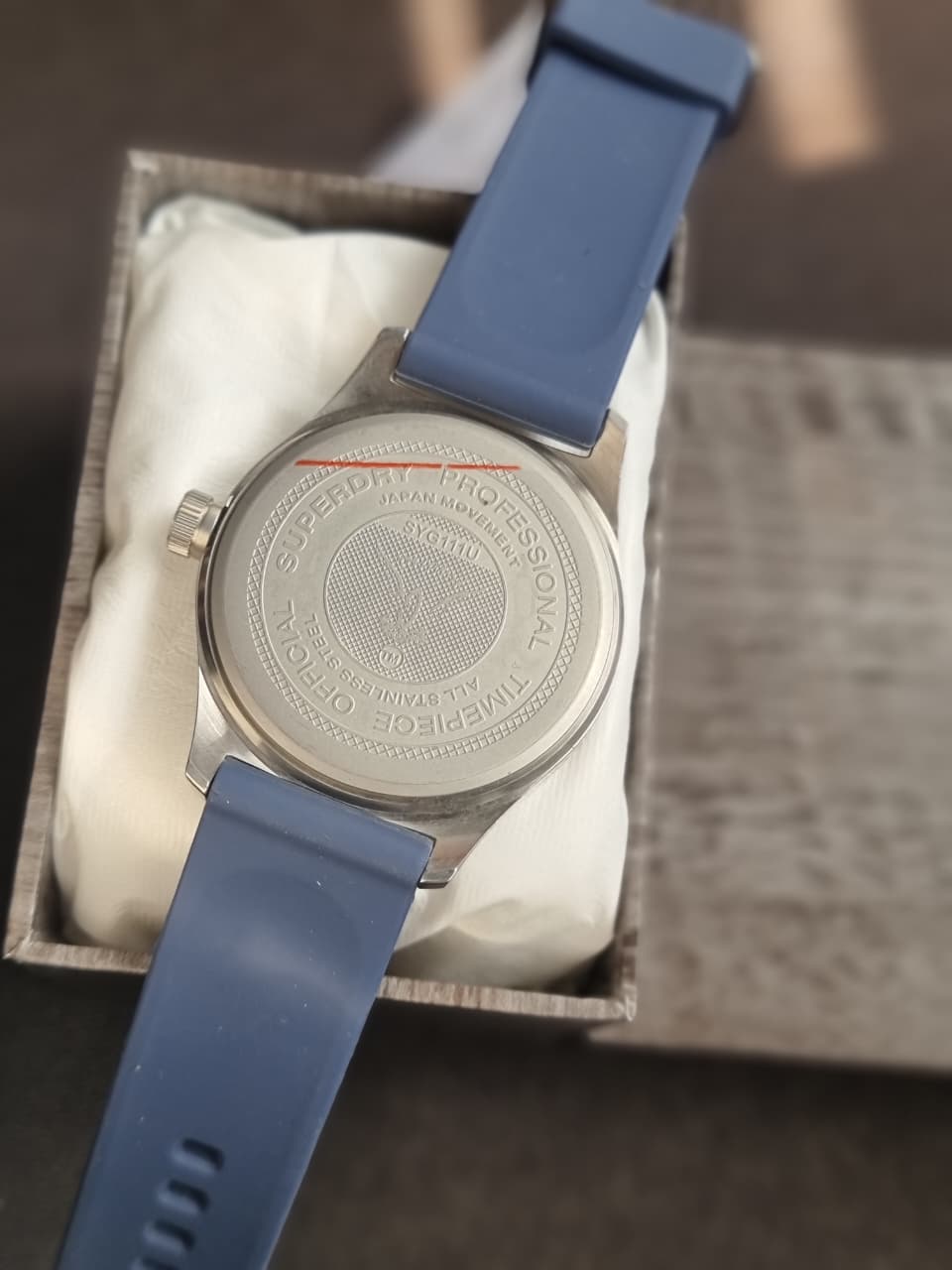 Superdray Watch SYG111U Gents Watch 44mm Blue Dial Quartz Watch