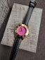 Marc by Marc Jacobs Women’s Quartz Purple Leather Strap Purple Dial 26mm Watch MBM1209 (Strap After Market)