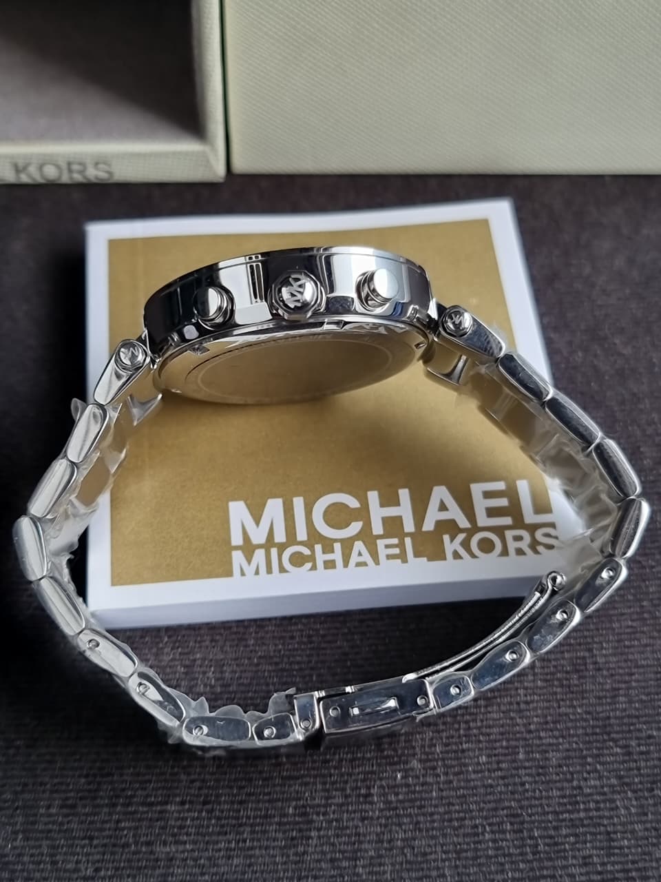 MICHAEL KORS Parker Chronograph Navy Dial Ladies Watch  display picture 1