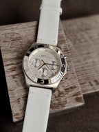 Marc by Marc Jacobs Women’s Quartz Leather Strap Silver Dial 38mm Watch MBM1187
