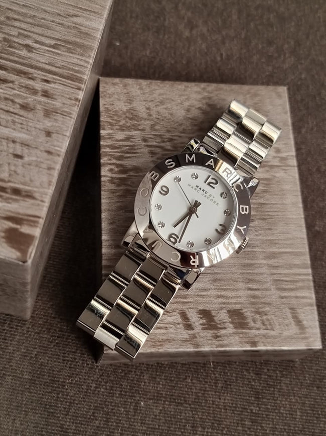 Marc by Marc Jacobs Women's MBM3054 Silver Stainless-Steel Quartz Watch Hover Image