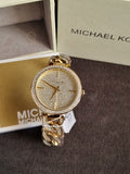 Michael Kors MK4674 Catelyln Gold Crystal Glitz Dial Gold Stainless Steel Glitz Bracelet Women's Watch
